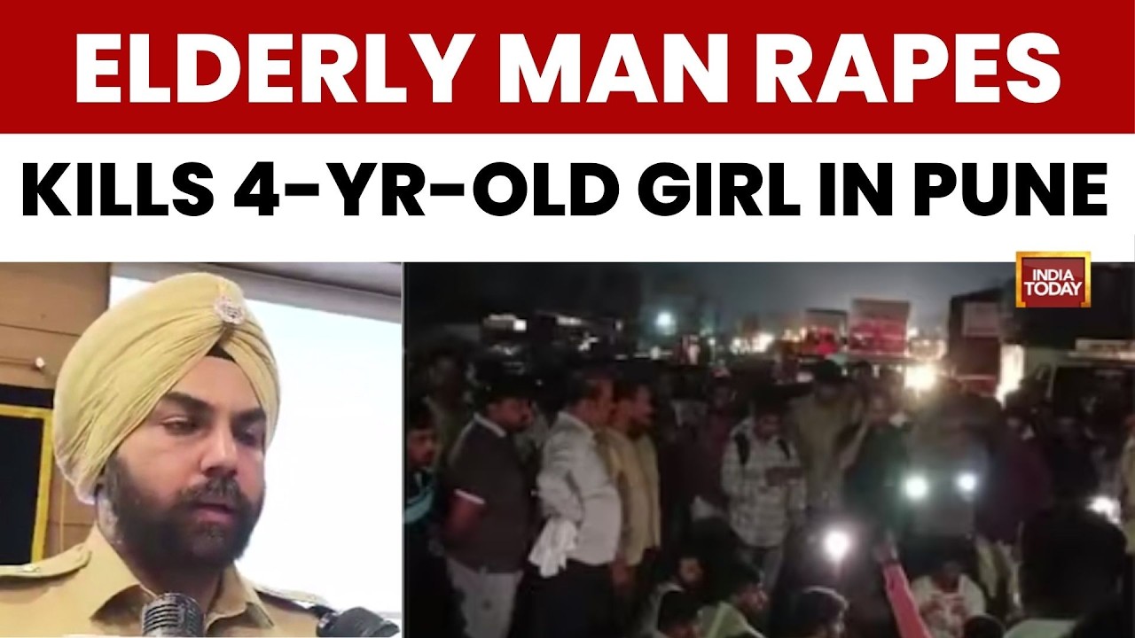Pune Shocker: 4-Year-Old Girl Sexually Assaulted, Murdered, Elderly Man Arrested | Crime News