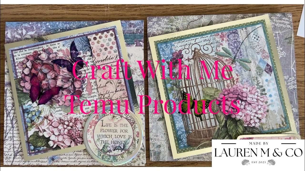 Craft with Me - Temu Products & Chatty Craft