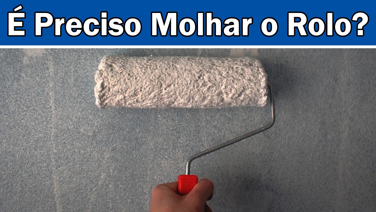 É Preciso Molhar o Rolo Antes de Pintar?