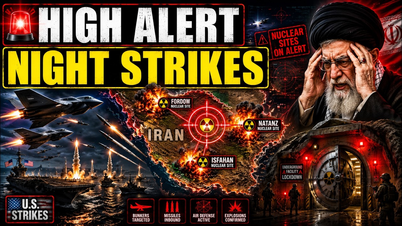 BREAKING:Iran Nuclear Sites Move To High Alert After Night 3 Strikes