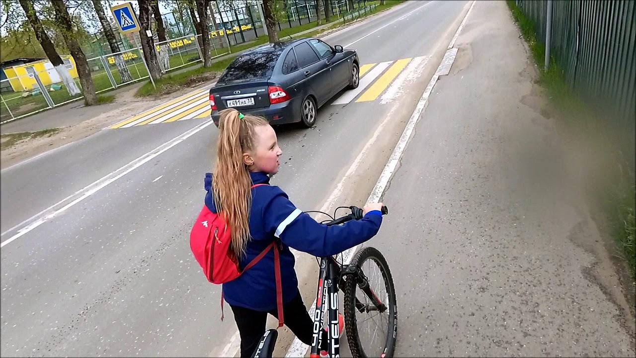 прогулка на велосипедах))) парк 