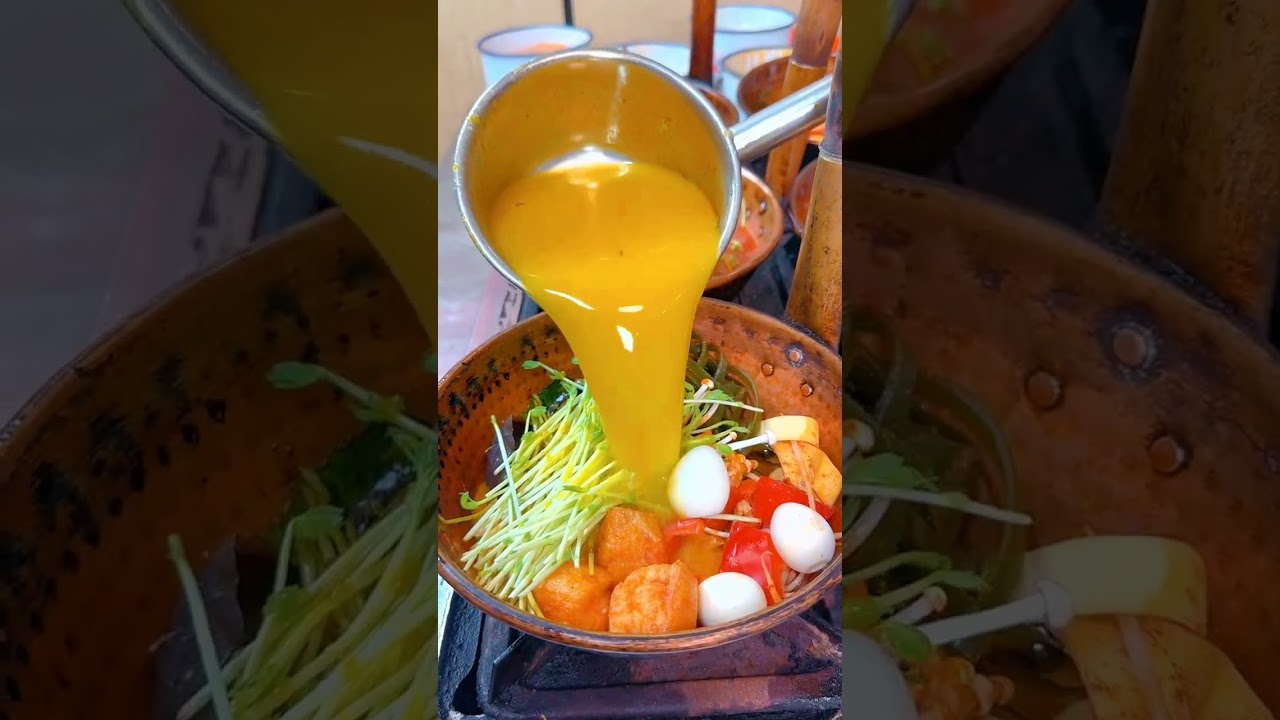 🥰Satisfying with hot street food🥳