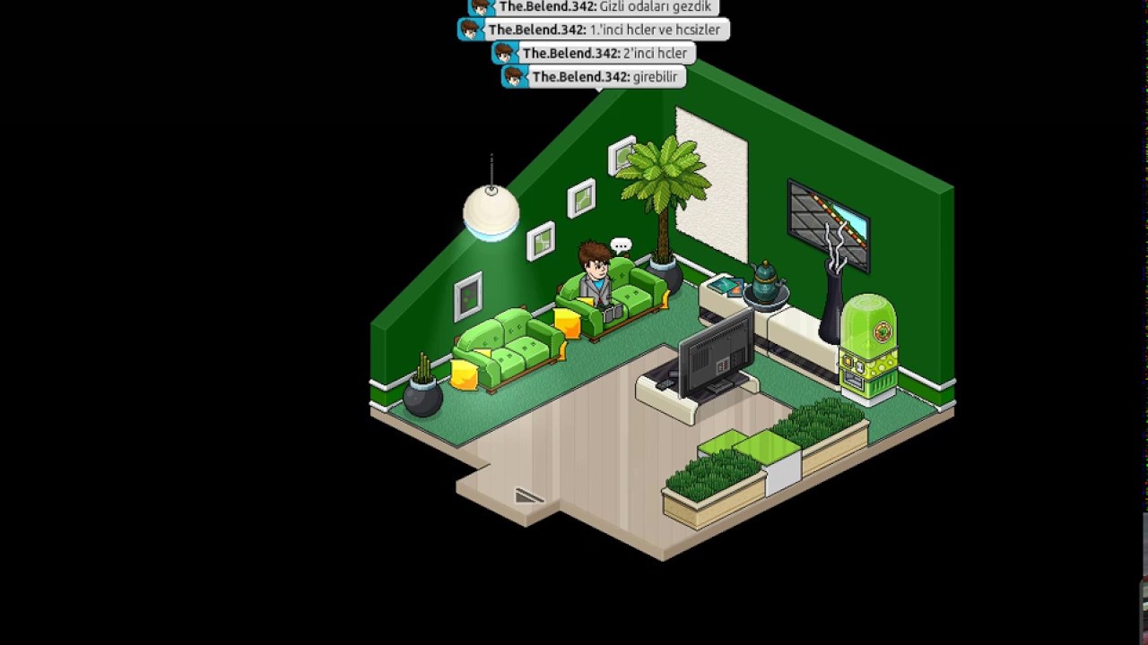 Habbo Oynuyoruz B&ouml;l&uuml;m (2) Gizli Oda Habbo.com.tr