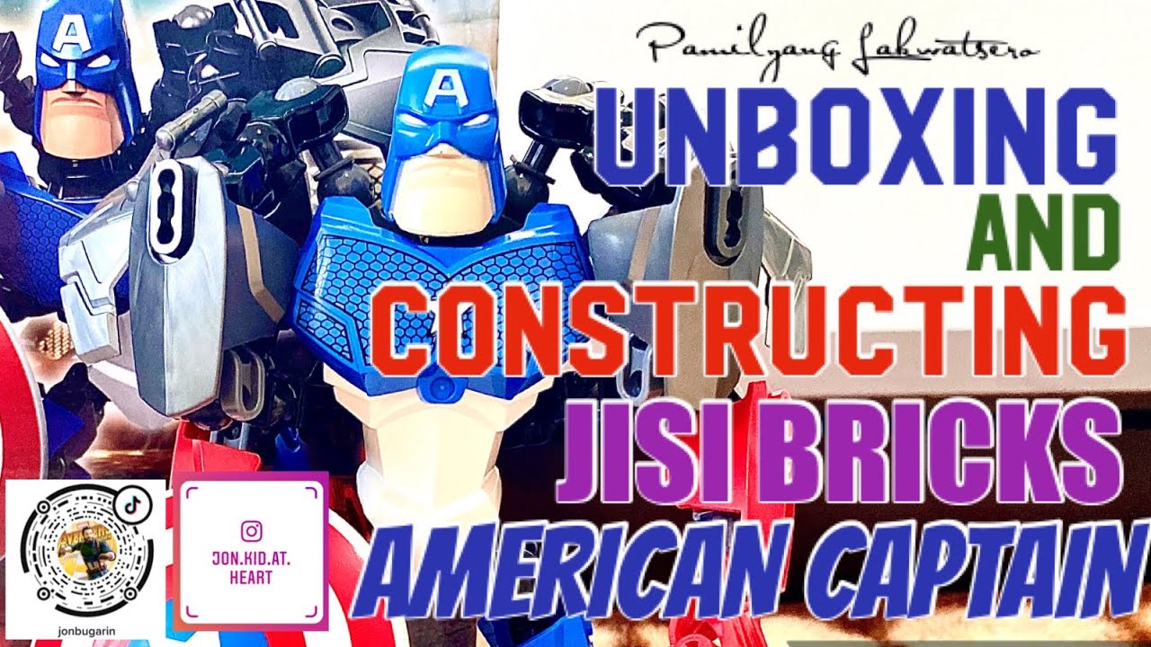 UNBOXING AND CONSTRUCTING JISI BRICKS AMERICAN CAPTAIN TOY