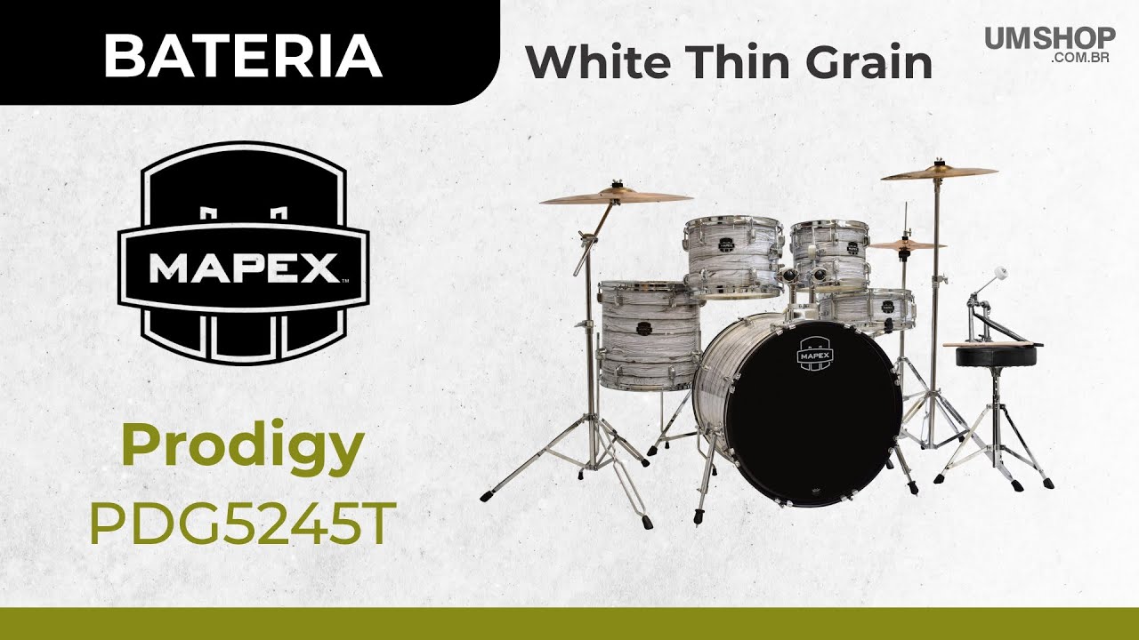 Como Montar as Ferragens na BATERIA ACUSTICA MAPEX Prodigy