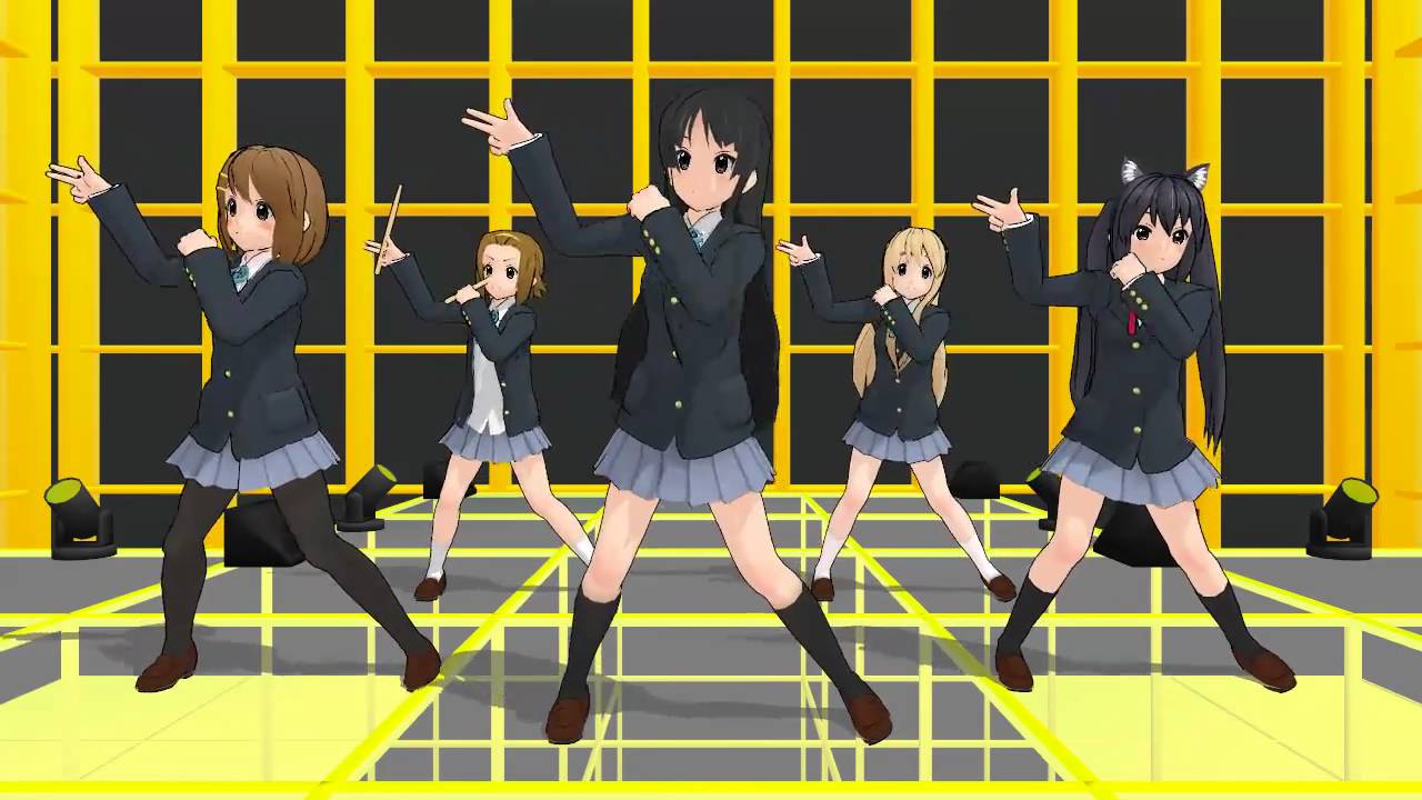 【MMD】 恋愛レボリューション２１＠けいおん娘。