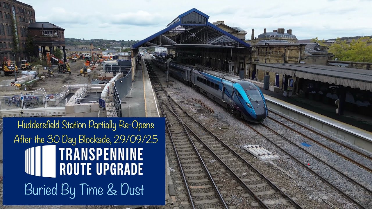 TRU Huddersfield Station Re-Opens After the 30 Day Blockade.