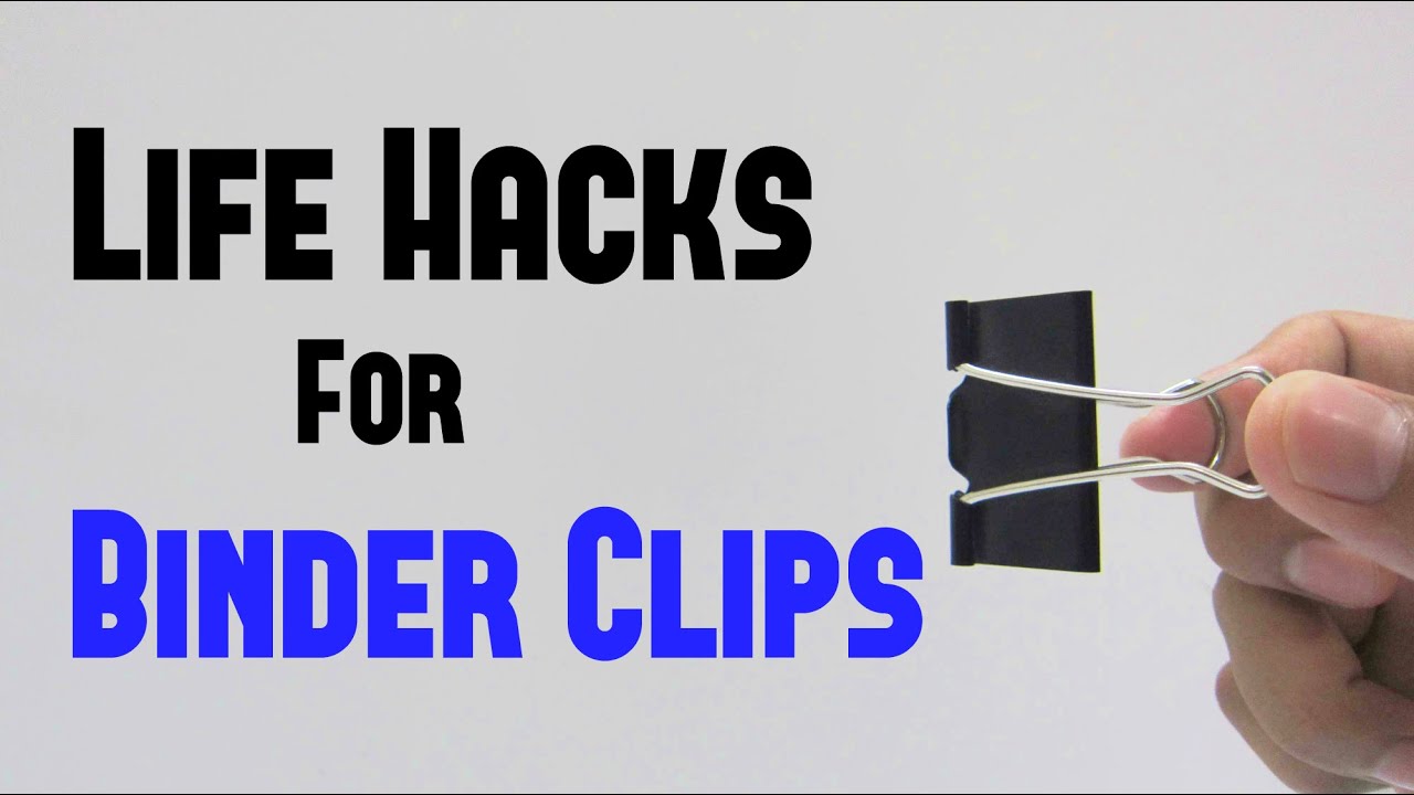 11 Binder Clips Life Hacks you can do it yourself [DIY]