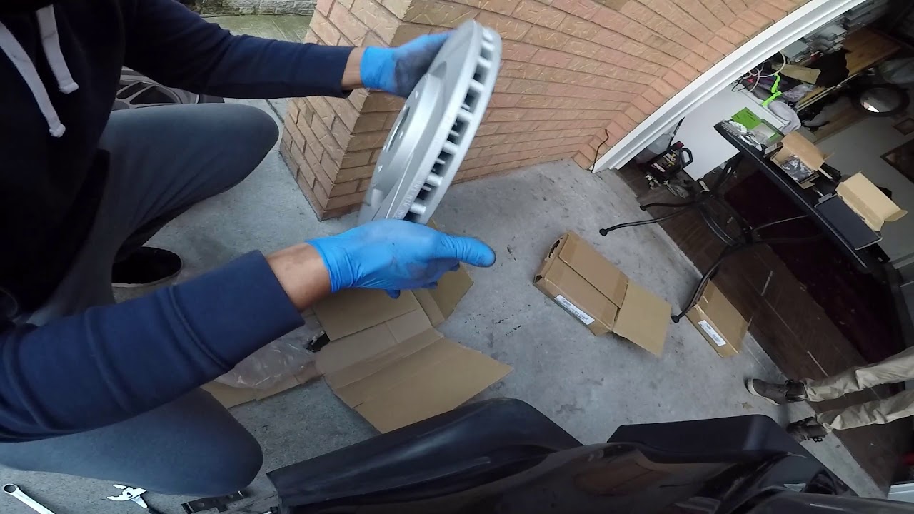 Black Evo 10 brake Job  (Short video)
