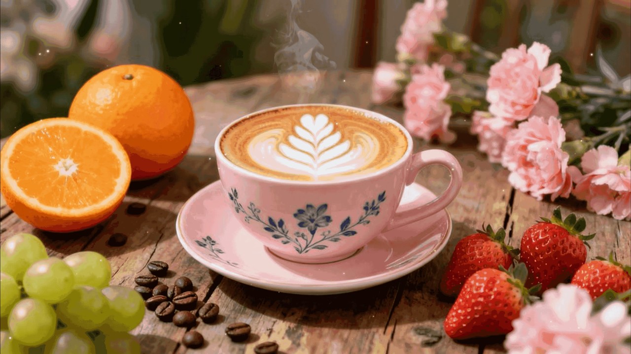 Spring Morning Jazz ☀️ Happy Coffee Jazz & Positive Bossa Nova Piano for Stress Relief