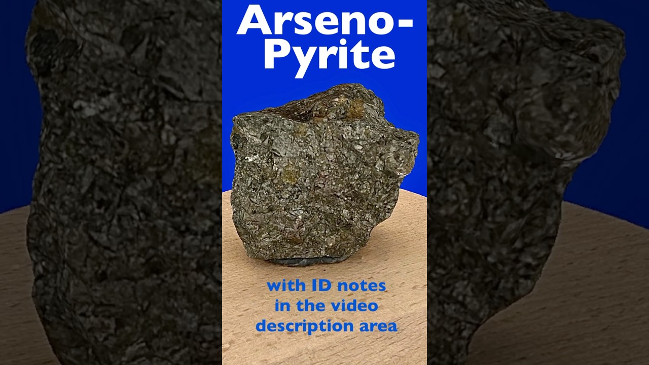 Обнаружен минерал арсенопирита &mdash; с примечаниями в области описания видео.