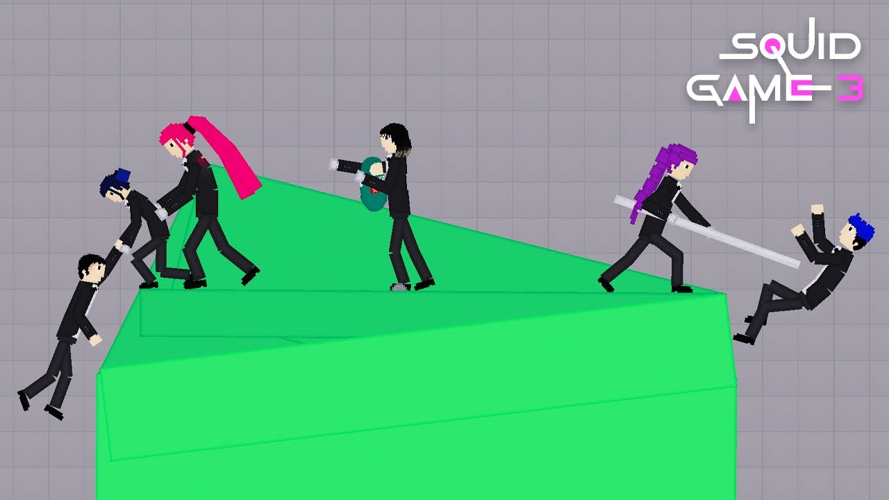 KPOP Demon Hunters играет в игру «Кальмар» в воздухе — People Playground