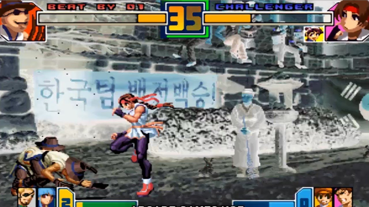 KOF 2001 RANDOM Ming tao(明陶) VS Asamiya Atenea(麻宫雅典娜) 킹 오브 파이터 2001