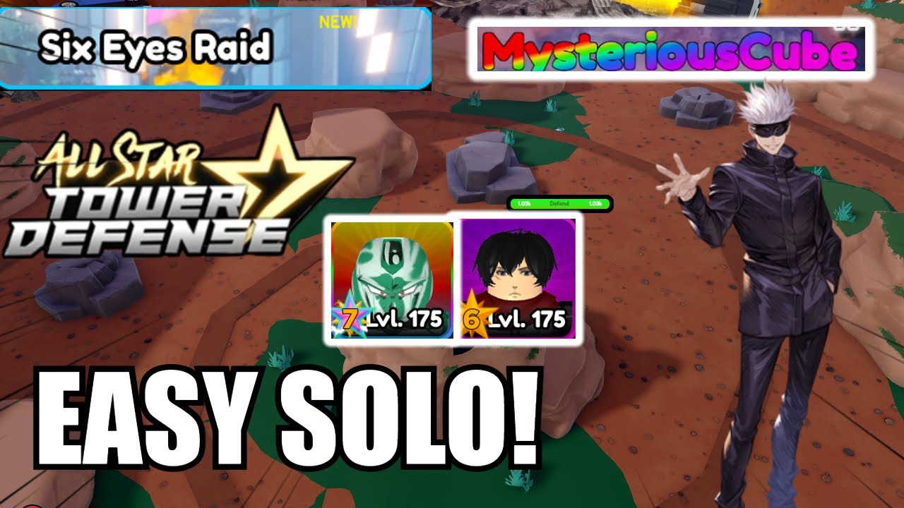 Easy Solo Six Eyes Raid | FT 7 Star Cooler | All Star Tower Defense