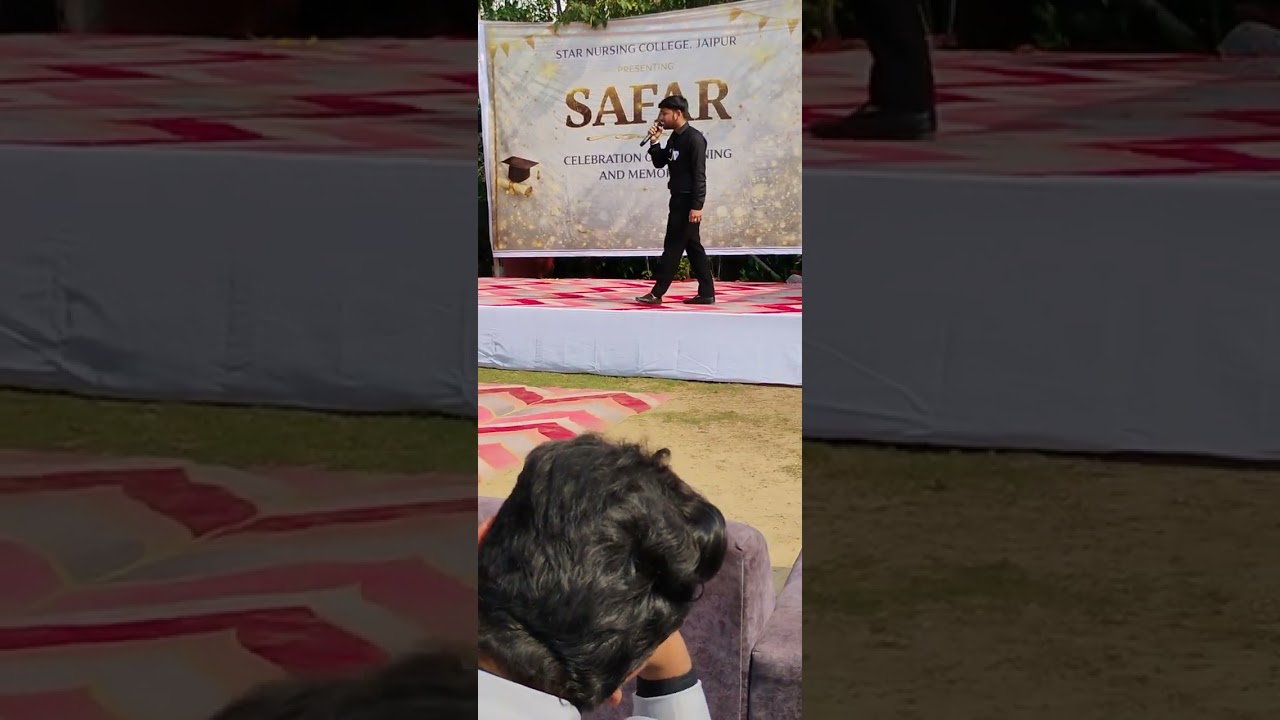 Safar,Best performance, freshers party, shyari &Prem khani love, live,