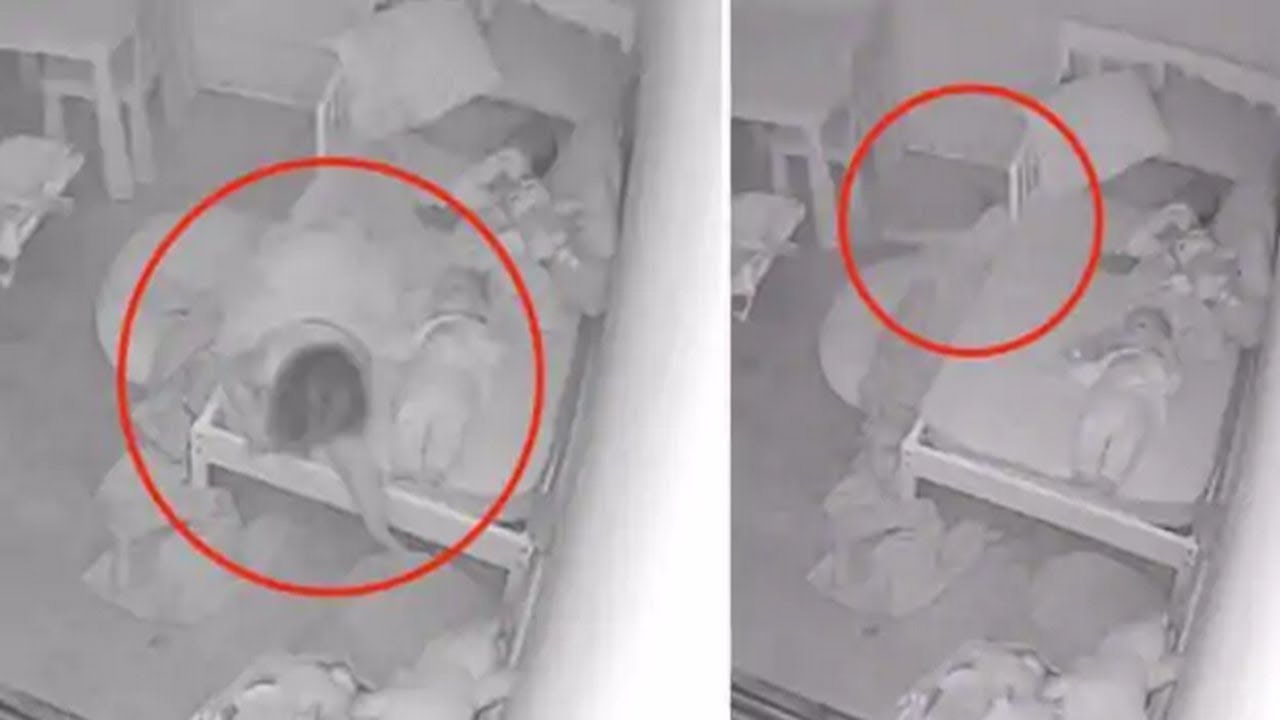 Baby Gets 'Pulled Under The Bed' by Ghost