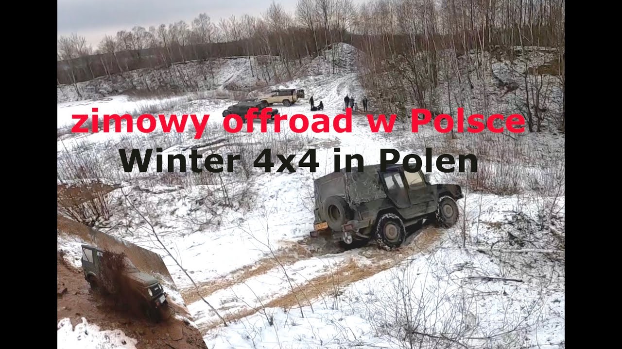 Winter 4x4 Polska- zimowy offroad w Polsce - VW Iltis, Wolf-G Class, TOYOTA LC, SUZUKI Samurai