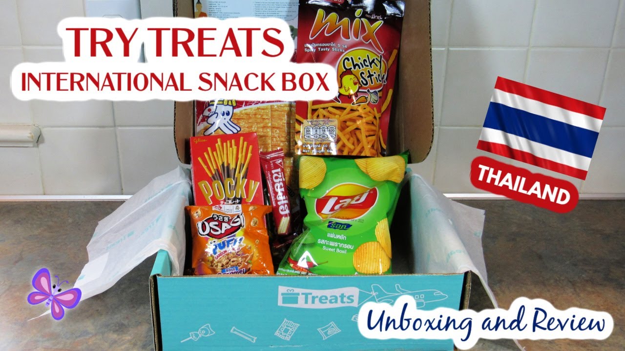 Thailand TRY TREATS International Subscription Box Unboxing & Taste Test