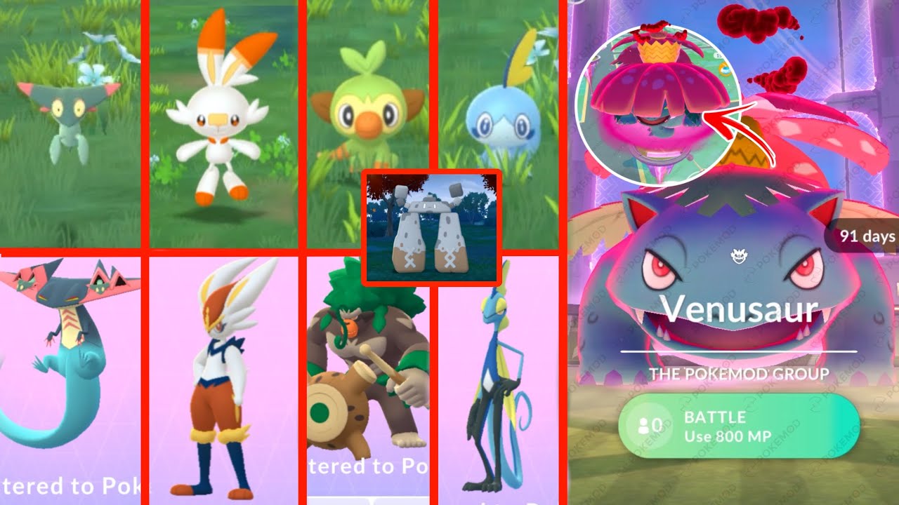 Catching new Gen 8 Starters & Pseudo Legendary with Evolutions | Pokemon GO Dynamax Raid.