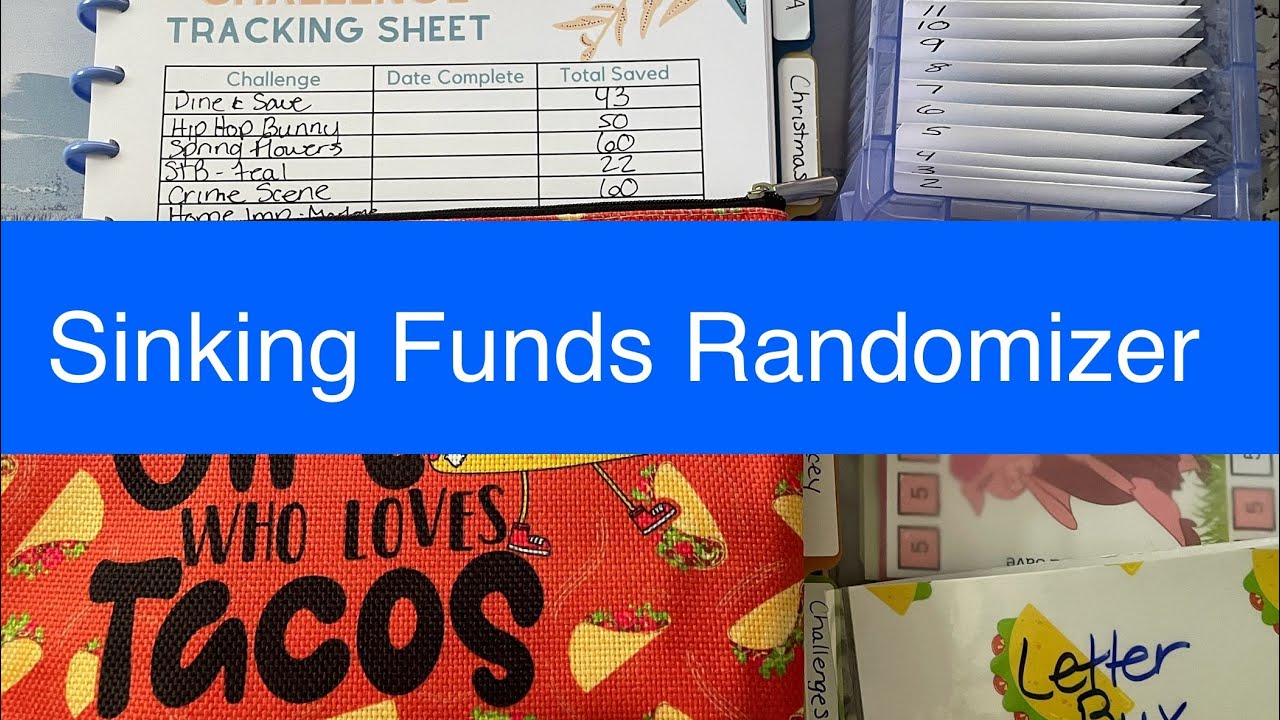 Cash Stuffing Sinking Funds l Completed Savings Challenges l Randomizer l May W5 2024
