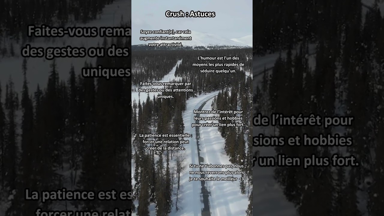 La technique secr&egrave;te pour attirer ton crush 🔥