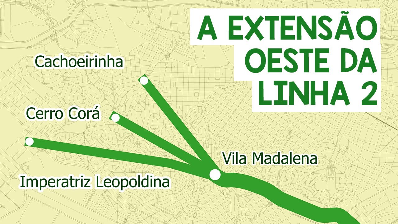 A EXTENSÃO OESTE DA LINHA 2-VERDE