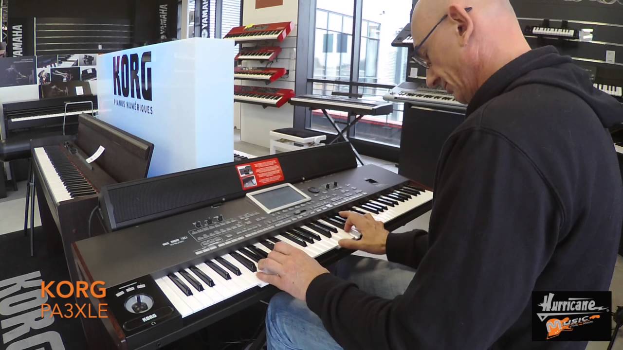Hurricane music test: Korg PA3XLE