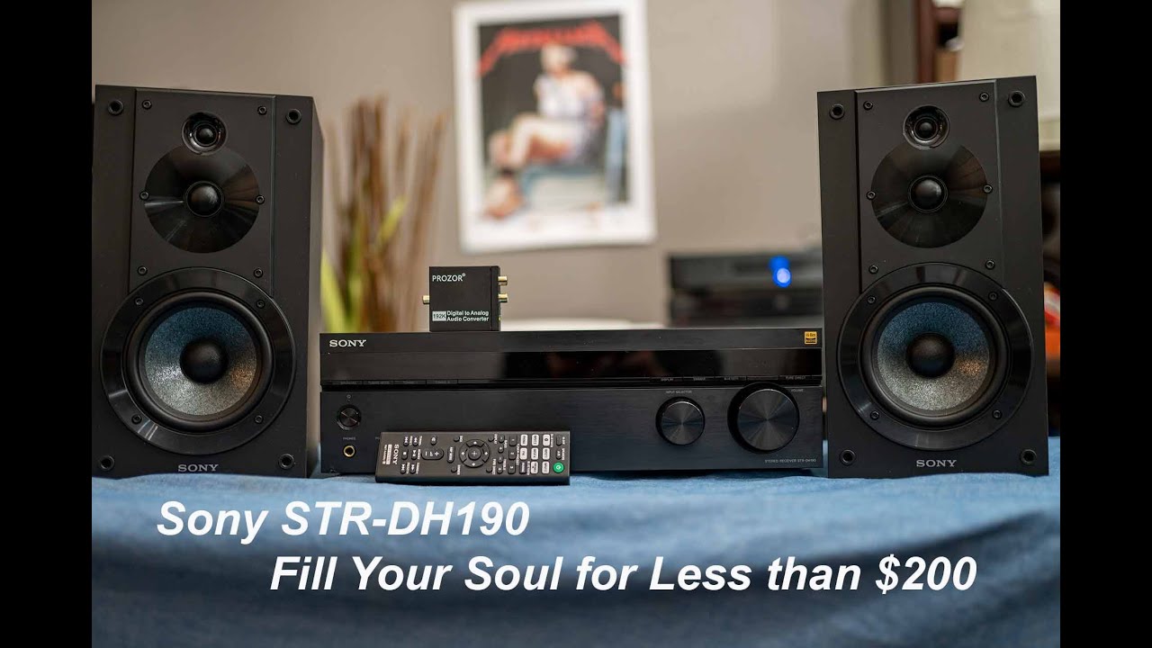 Sony Receiver Review - STR-DH190 - Fill Your Soul with Happiness for less than $200 all in...
