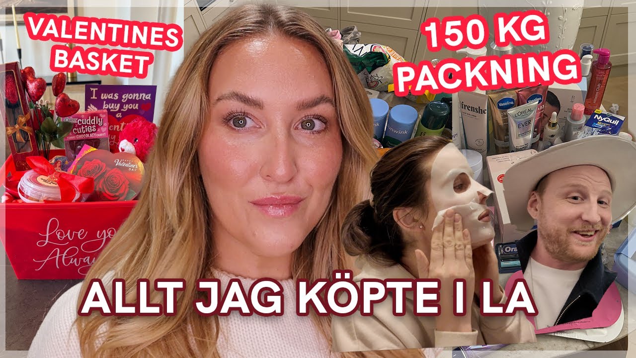 ALLT JAG KÖPTE I LA! 150kg packning 😅