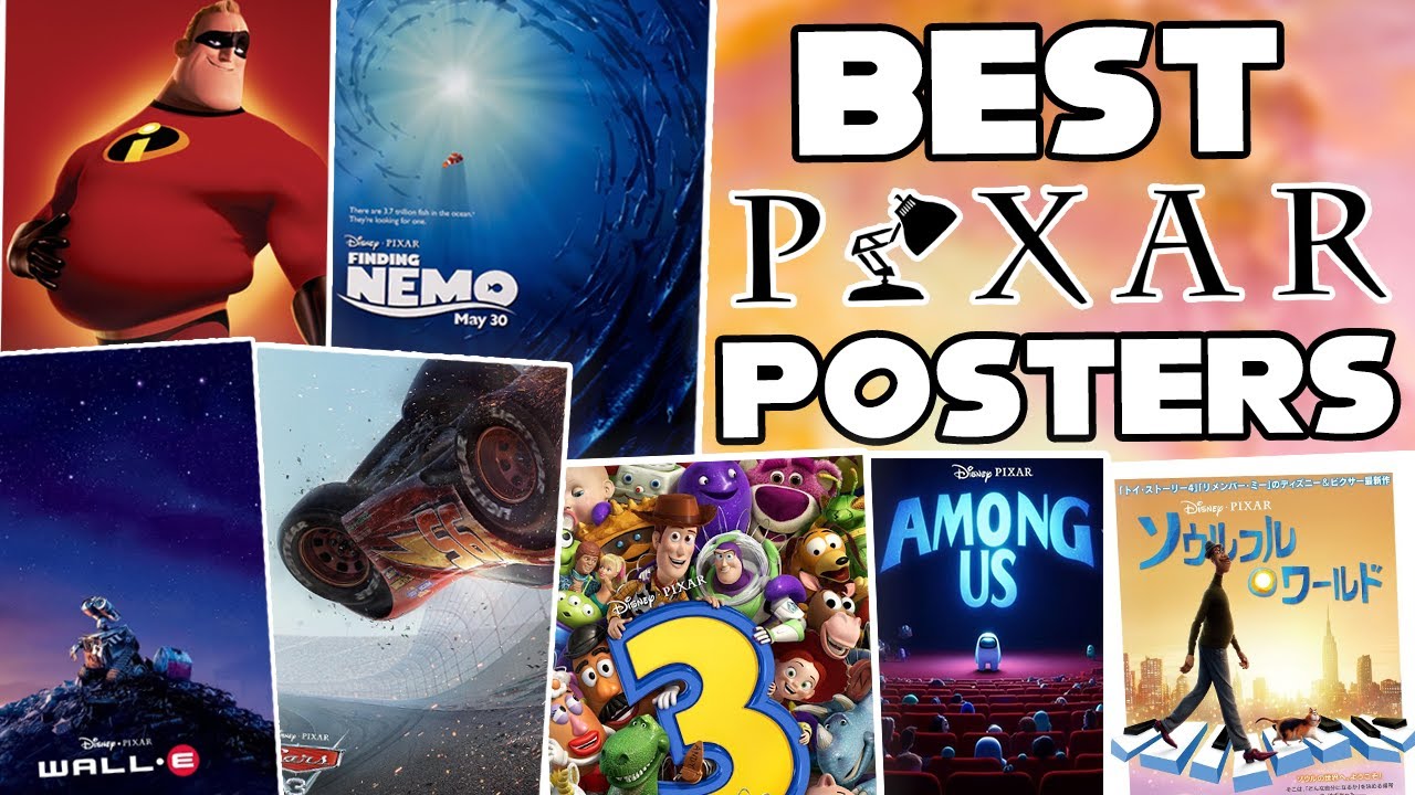 Disney Pixar's BEST Movie Posters!