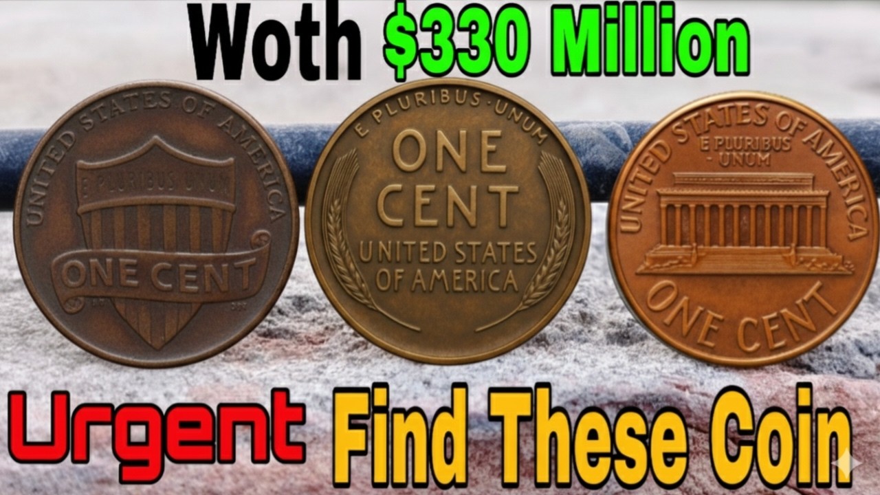 Don't Spend These Most Valuable $1,000,000 Penny? Rare Shield & Wheat Cents Worth Big Money?