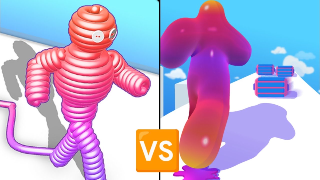 🥭 Rope Man Run 🆚 Blob Runner 3D ALL Levels | ios Android Walkthrough Gameplay Update Pro Gaming