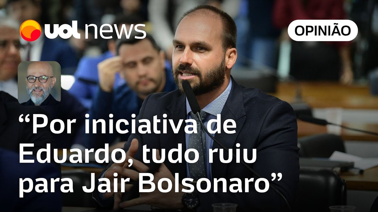 Eduardo pavimenta caminho de Bolsonaro à prisão e ajuda a desmoronar bolsonarismo | Josias de Souza