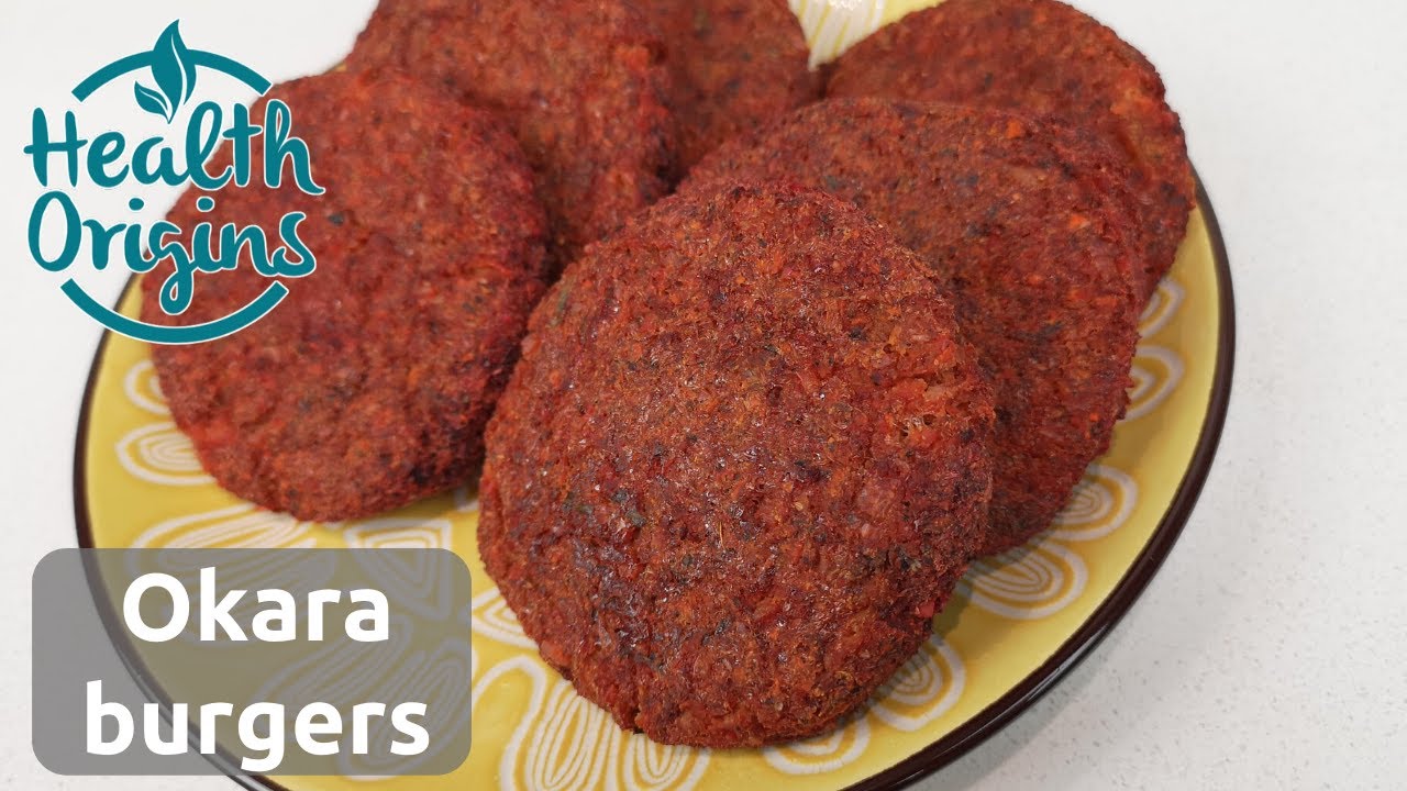 Okara Recipes - okara beetroot burgers (vegan, zero waste, oil & fat free)