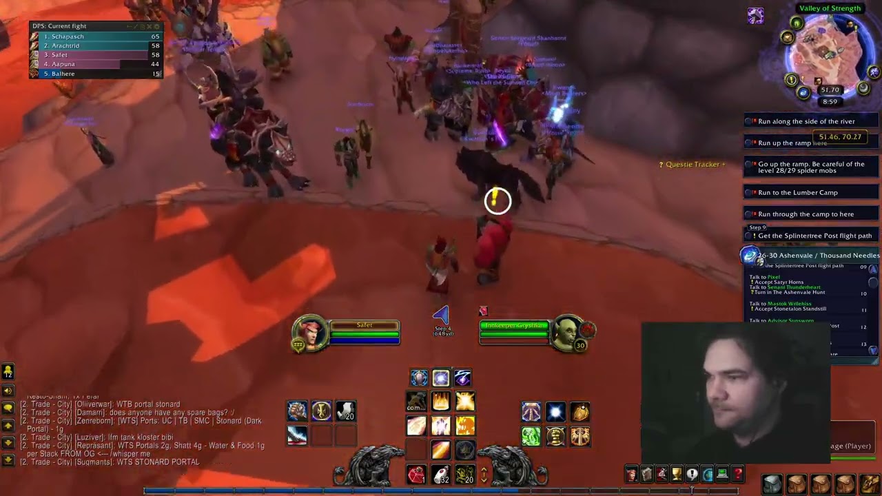 some TBC anni leveling, maybe something else later. come and chill.