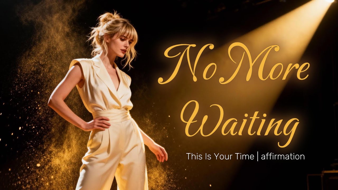 No More Waiting ✨ This Is Your Time | Stop Delaying Your Dreams | Empowering Affirmation Song