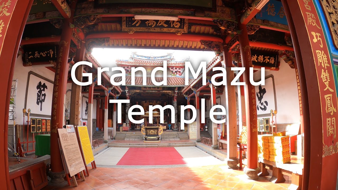 Taiwan | Tainan City | Grand Mazu Temple | Morning Street View | 4K | 台灣 | 台南 | | 대만 | 타이완 | 타이난