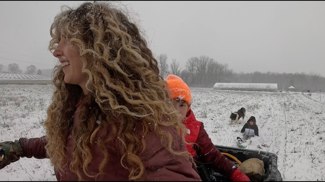 Snow Day On The Farm…Even Though I’m Not Ready For It