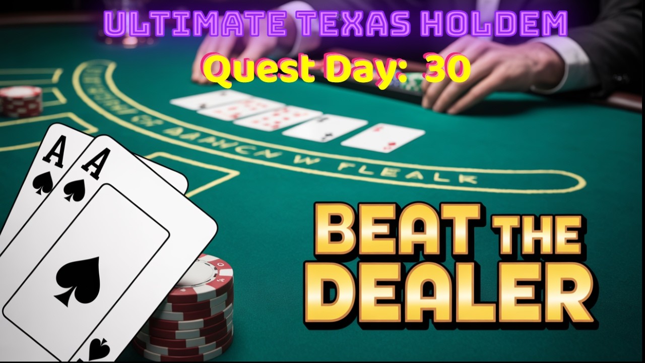 Royal Flush Quest: День 30 — УДВОЕНИЕ флеша в Ultimate Texas Holdem
