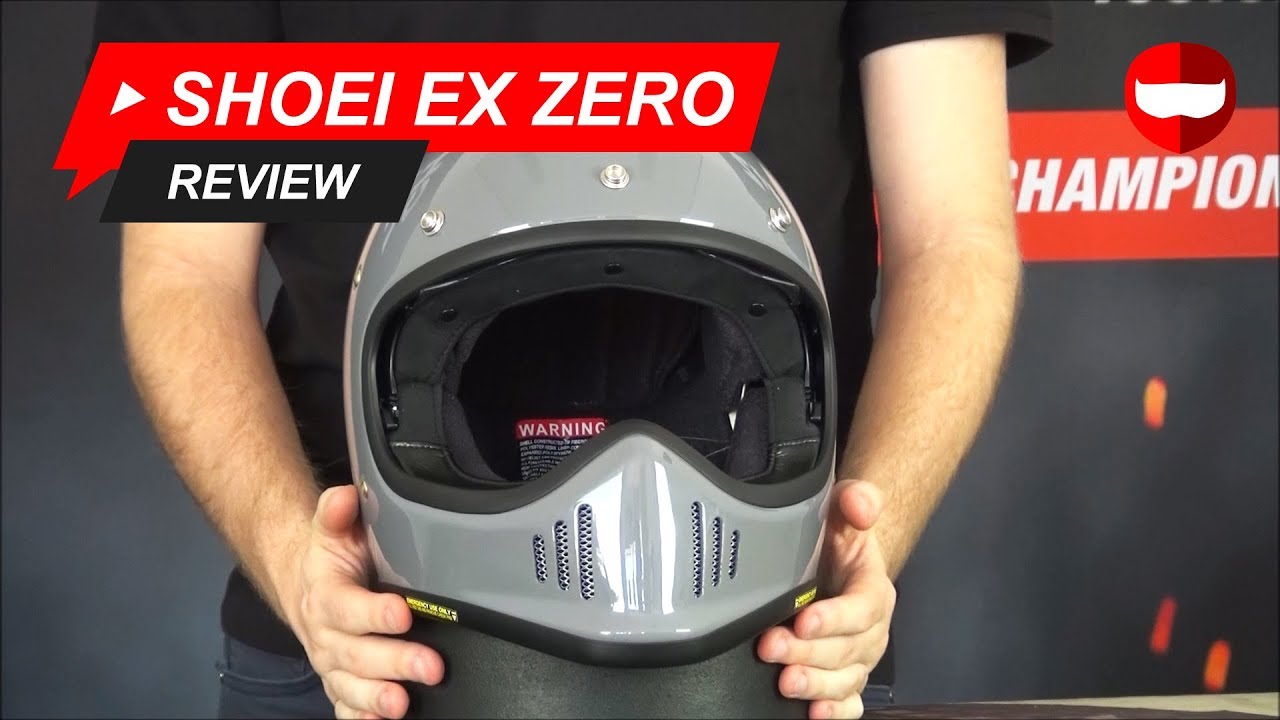Обзор Shoei Ex-Zero - ChampionHelmets.com