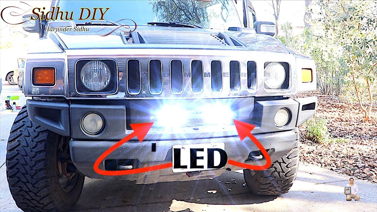 How To Install 7 inch LED Bar on HUMMER