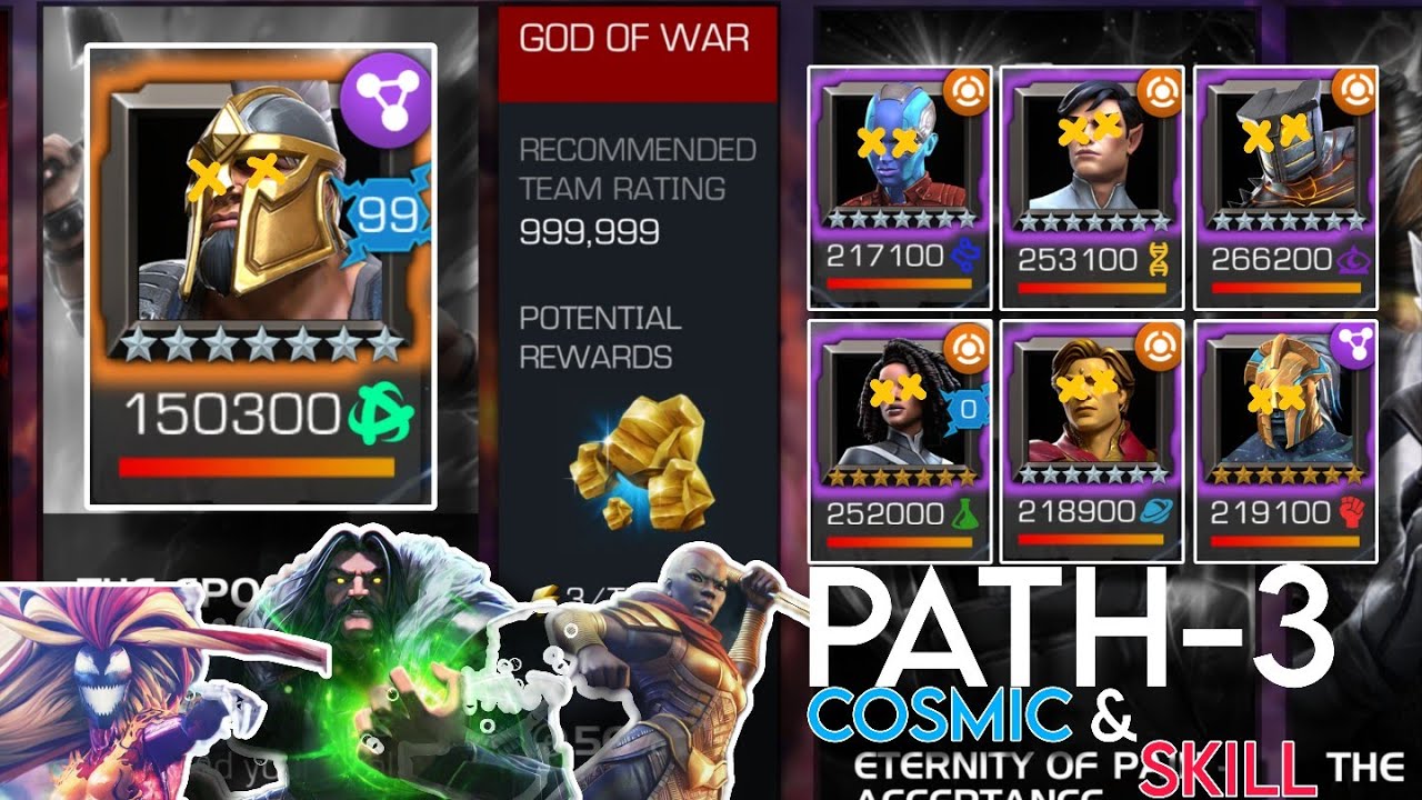 MCOC | EPOCH OF PAIN | PATH - 3 | COSMIC AND SKILL | BEST COUNTER | EASIEST WAY 