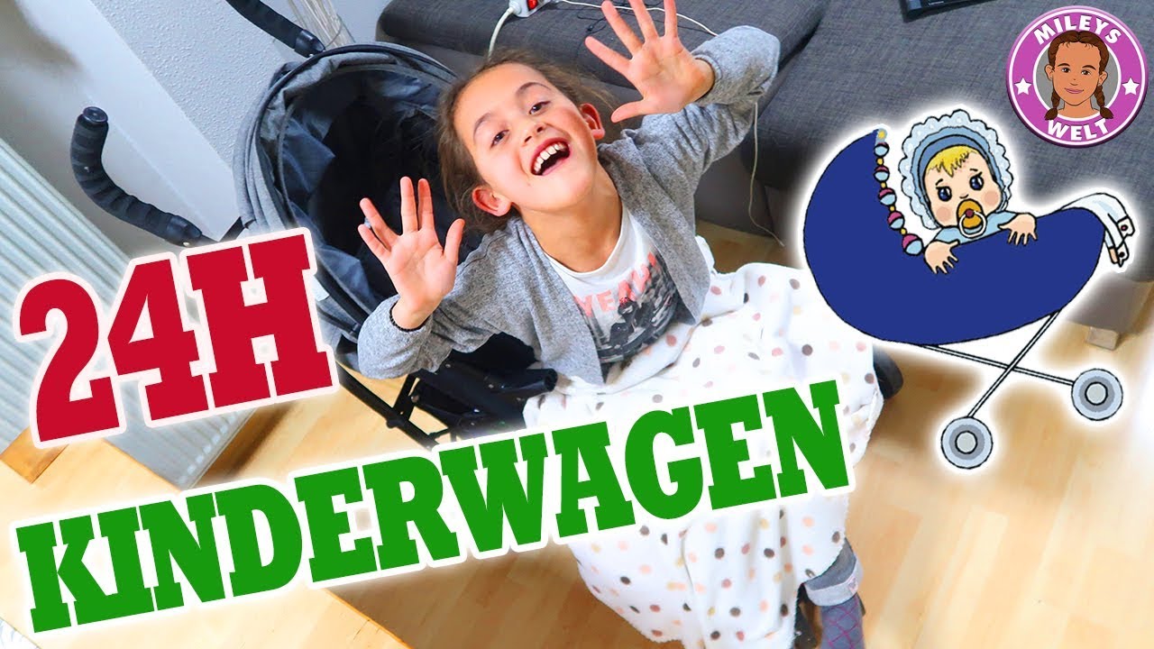 24 STUNDEN EINGESPERRT im KINDERWAGEN - Mileys Welt