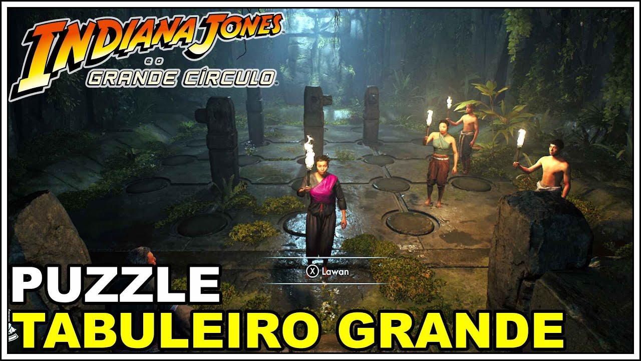 INDIANA JONES E O GRANDE C&Iacute;RCULO JOGO - JOGO DO TABULEIRO GRANDE ( PUZZLE / QUEBRA-CABE&Ccedil;A )