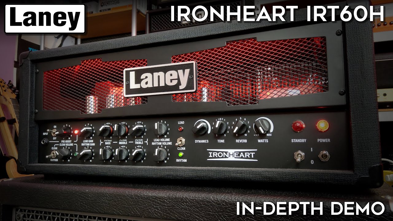 Laney Ironheart IRT60H in-depth demo! (16 guitars)