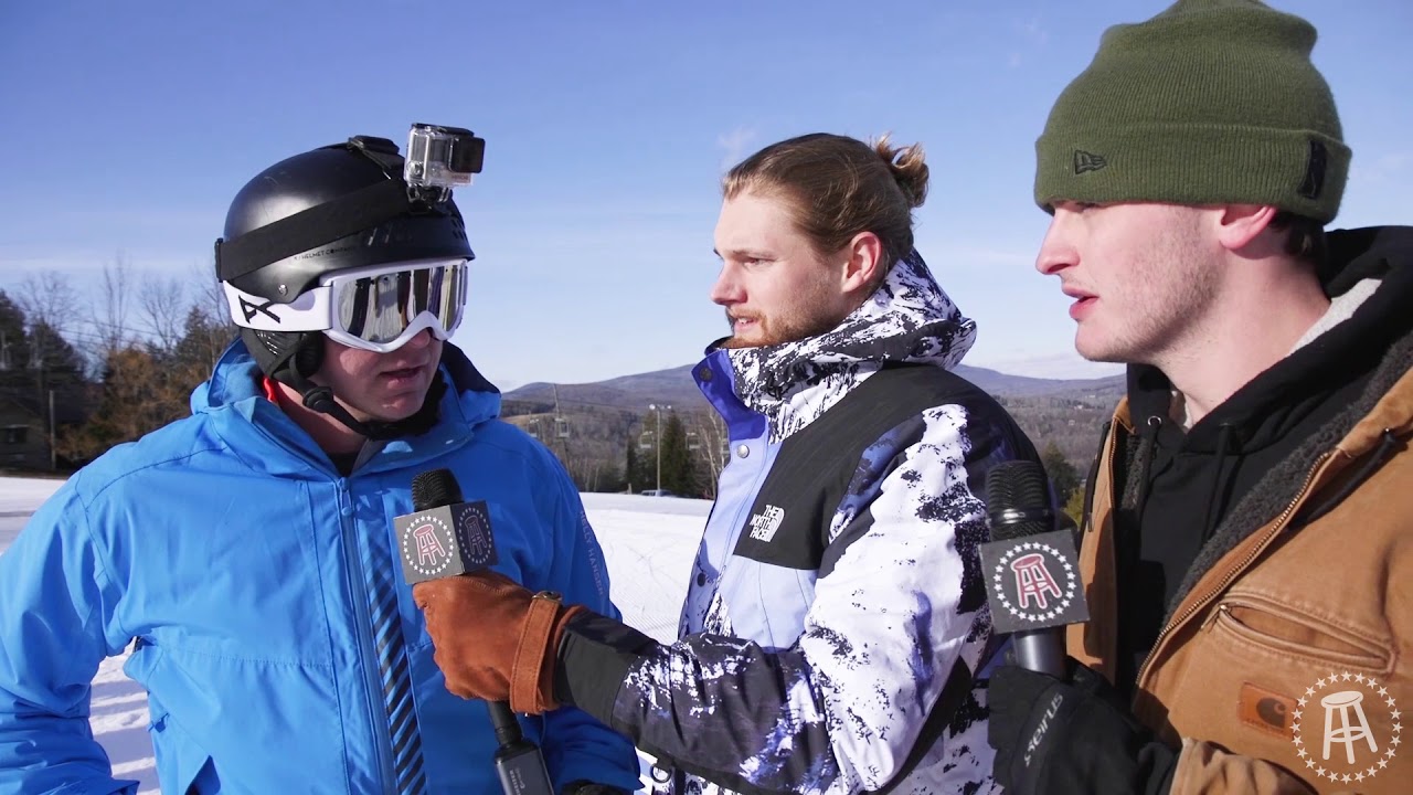 It's a battle of the ski snobs, Francis vs Feitelberg vs Riggs in the downhill ski slalom