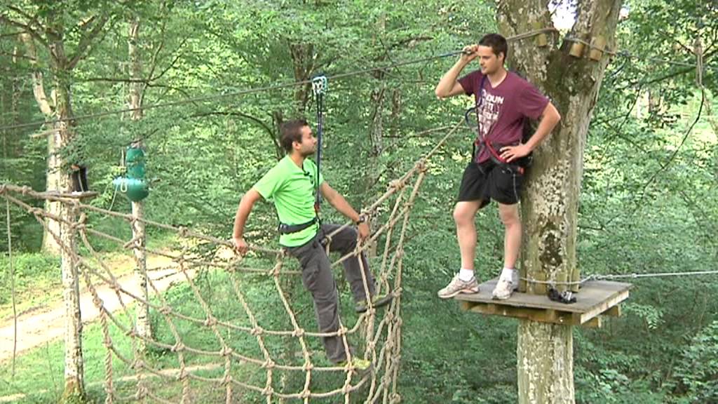 Testé pour Voo : l'accrobranche.