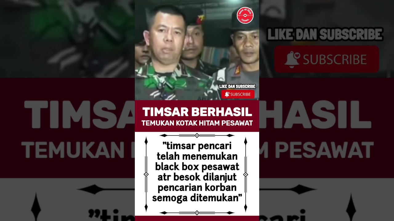 PERJUANGAN TNI DAN TIMSAR BERHASIL 