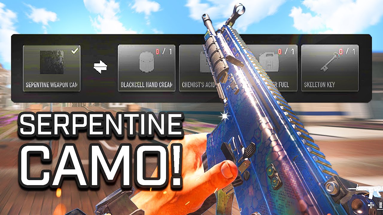Secret Serpentine Camo Unlocked! (MW2 DMZ Unlock Serpentine Camo Fast)