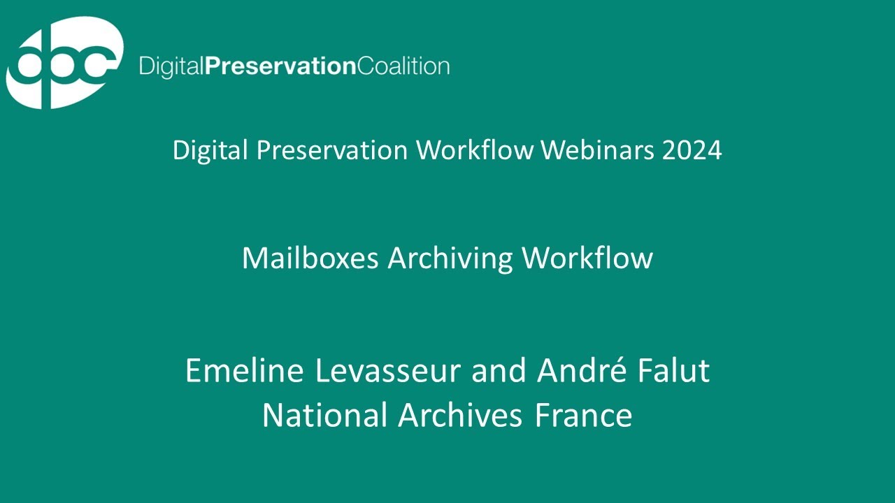 Mailboxes Archiving Workflow